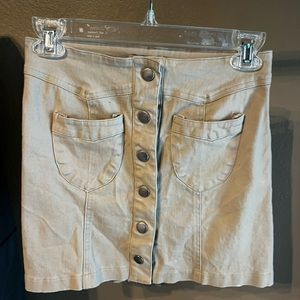 Charlotte Russe button front skirt